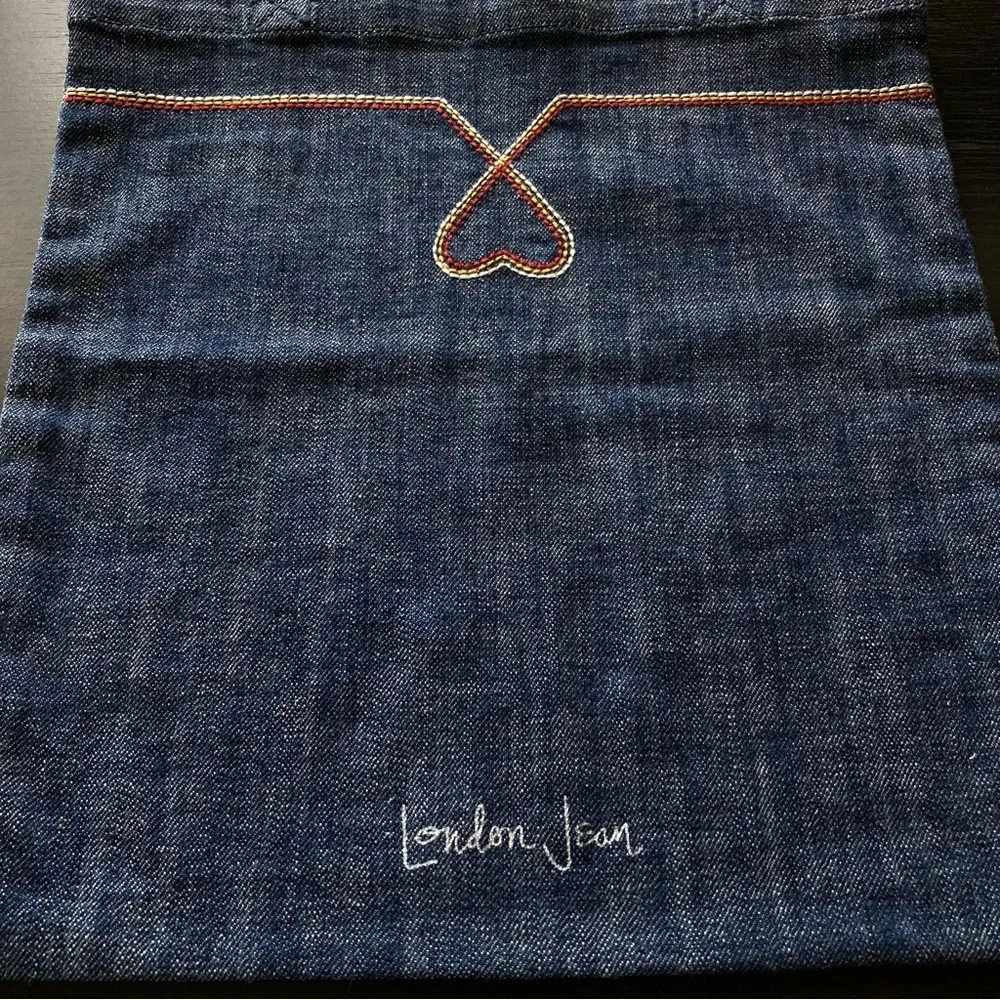 NWOT London Jean Denim Shoulder Tote Bag 12”x13”